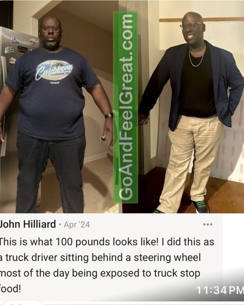Customer before and after result